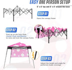 EAGLE PEAK 8x8 Pop Up Canopy Tent with Sidewall, Compact, Portable Slant Leg Instant Sun Shelter for Beach, Sports, & Camping, 8x8 Base 6x6 Top, Pink Mushroom