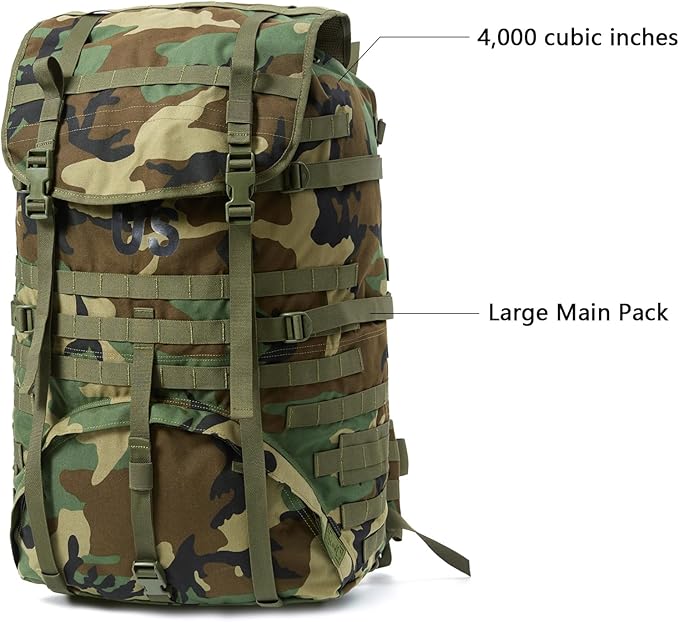 MT Military MOLLE 2 Large Rucksack with Frame, Army Tactical Backpack
