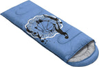 QOOMO Camping Sleeping Bags,3 Season Warm & Cool Weather,Lightweight,Waterproof Sleeping Bags for Adults & Kids,Traveling,and Outdoors,Camping Gear Equipment
