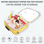 Waterproof PVC Paddleboard Cooler Deck Bag - 12 Can Soft Insulated Cooler for Paddleboarding, Camping, Kayaking