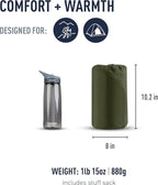 Sea to Summit Camp Plus Self-Inflating Foam Sleeping Mat for Camping, Tapered - Regular (72 x 20 x 3 inches)