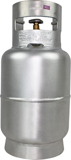 Flame King 10LB Aluminum Propane Tank with OPD Valve, Corrosion-Resistant and Rust-Free, Lightweight, Great for Marine Applications, Grills and BBQs, Camping, Fishing, & Outdoor Activities