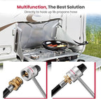GASLAND Gas Stove Regulator, Replacement Parts for Coleman Portable Propane Stoves with Gas Pressure Issues, Camping Stove Connector Fitting for 1 LB Propane Fuel Cylinder