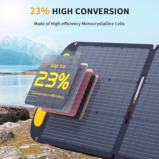 VTOMAN FlashSpeed 300 Portable Power Station with 110W Solar Panel, 230Wh LiFePO4 Battery Generator for Home Blackout, Emergency, Camping (2 Separate Packages)