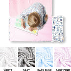 Personalized Toddler Nap Mat for Preschool, Custom Name Kids Sleeping Bag for Daycare, Kindergarten Roll Up Sleeping Mat with Removable Pillow and Soft Blanket, Fun Themes for Boys & Girls