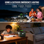 1000W Portable Power Station, 999Wh Solar Generator Backup Battery with Pure Sine Wave, Solar/AC/Car Chargable for Camping, RV, Home Emergency & Outdoor Adventures