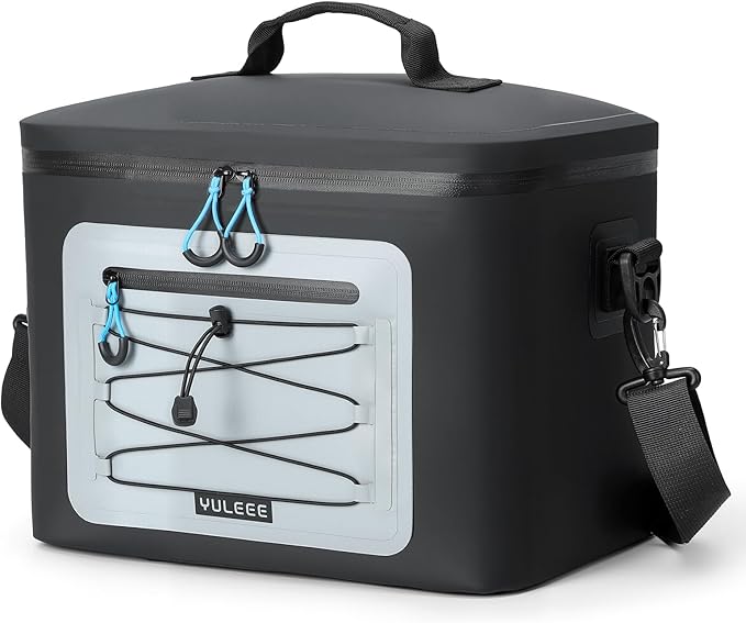 Cooler Bag, 7/16/30 Can Soft Sided Small Portable Insulated Cooling Pack, Everyday Lunch Cooler, Leakproof Ice Chest for Beach, Camping, Travel, Picnic
