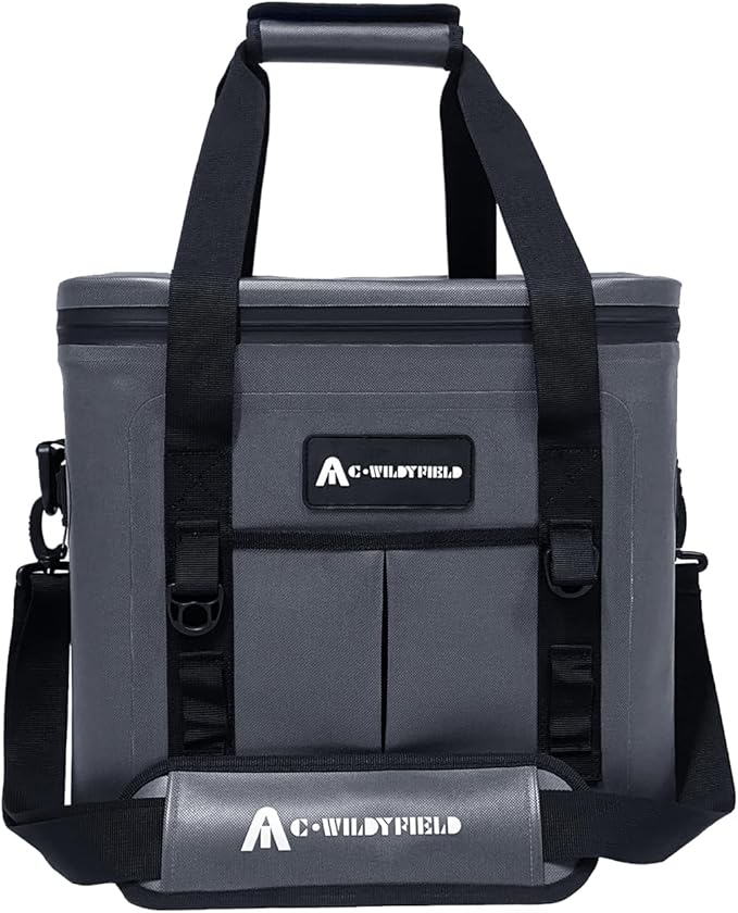 Soft Cooler 30 Cans Cooler Bag Insulated 100% Leak Proof Waterproof Beach Cooler Portable Lightweight Camping Cooler Soft Ice Chest