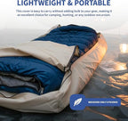 Canvas Sleeping Bag Cover, Oversized Sleeping Bag Protector with Cot Pad Pocket Flap, 2 Full-Length YKK Zippers, Machine Washable, 33 x 80 in
