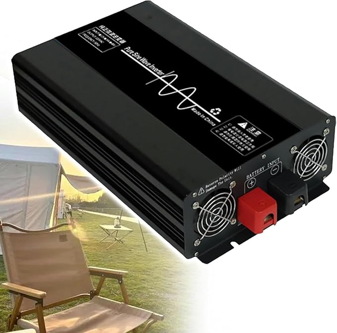 3500W 4500W 7000W Car Inverter DC 12V to AC 240V Pure Sine Wave Power Inverter with LCD Display, for Motorhomes Truck Boat Camping~/