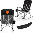 Picnic TIME NCAA Unisex-Adult NCAA Outdoor Rocking Camp Chair, XL Heavy Duty Camping Chair for Adults