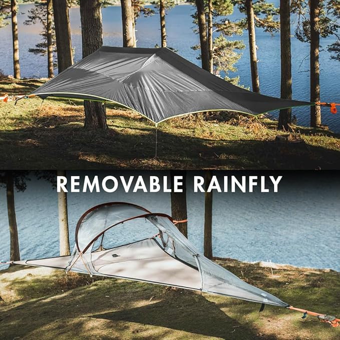 Tentsile Connect V3 2-Person Tree Tent Hammock, The Original Tree Tent Company, 880 Pound Capacity, Portable Treehouse, Heavy Duty Ratchets Included, Designed in The UK