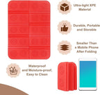 Folding Foam Mat, Mini Portable Lightweight Mini Waterproof Folding Mat Fit for Backpacking Hiking Camping Kneeling Outdoor Activities