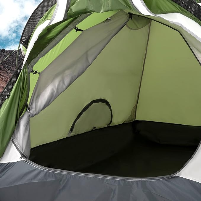 Geertop Portable 2 Person 4 Season Tent Waterproof Backpacking Tent Double Layer All Weather for Camping Hiking Travel Climbing Mountaineering - Easy Set Up