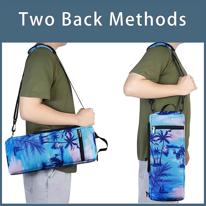 Golf Cooler Bag Plus Ice Pack Soft Sided Insulated Cooler Bag- Holds 6 Pack of Cans or 2 Wine Bottles - Grey Camo Golf Beer Sleeve Black Fits Discreetly in Golf Bags