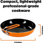 Jetboil Summit Skillet Non Stick Camping Cookware for Jetboil Backpacking Stoves