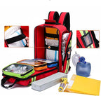 Waterproof Medical First Aid Bag, Multi-Pocket Emergency Treatment Backpack, for Hiking Travel Field Trips Camping Well