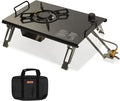 Naturehike Camping Gas Stove for IGT Table, Folding Isobutane Stove with Carry Bag, Portable Camp Stove for Outdoor Car Camping Cooking Tailgating