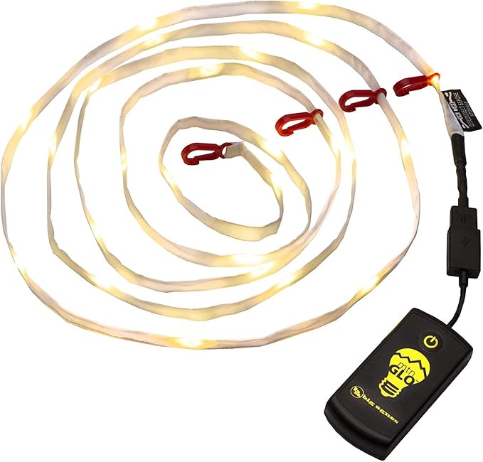 Big Agnes mtnGLO LED Tent & Camping Lights, Red, One Size