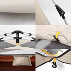 3-4 Person Camping Tent, Outdoor Waterproof Family Tents Weatherproof, Automatic Pop Up Backpacking Tent with Carry Bag and Tent Foyers, for Camping Hiking Traveling