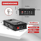 48V 166Ah Golf Cart LiFePO4 Battery with Charger&Monitor, 8499Wh Lithium Battery with 200A BMS, Up to 10000+ Rechargeable Cycles, Perfect for Golf Cart, Solar Power Storage (48V*166Ah)
