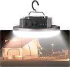 LED Rechargeable Camping Lantern 5000LM with Remote – 3 Color Modes & Stepless Dimming, USB-C in/Out, IPX5 Waterproof, Magnetic Hook, Portable Tent Light for Camping, Hiking & Glamping