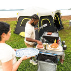 CORE Trash Bag Holder | Fits The 4 Foot Outdoor FlexRail Camp & Cook Table | Portable for Beach, Picnic, Backyards, BBQ, Tailgate, Patio, and Party
