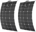 800 Watt Flexible Solar Panel for RV, 2 × 400 Watt 12 Volt Solar Power Panel Kit Photovoltaic Module Monocrystalline Solar Panels for Camping Off Grid Car Battery Charging Boat