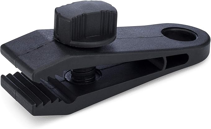 12 Pack - Tarp Clips Heavy Duty Lock Grip - Strong Clips - Superior Holding Power - Alligator Locking Clamp Design - Multipurpose, Tarp Tie Downs, Canvas, Shade Cloth, Tent, Banner, Awnings (12 Pack)