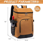 Laripwit 54/40 Cans Backpack Cooler Insulated Leak-Proof Large Cooler Backpack Double Deck Lunch Backpack for Men Women - Perfect Soft Cooler Bag for Tactical, Camping, Picnic, Beach, Hiking