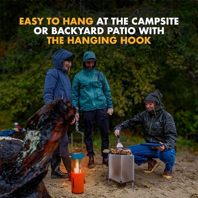 UCO Original Candle Lantern Kit – Aluminum Camping Lantern with 2 Emergency Candles, Light Reflector & Cocoon Case – Windproof Survival Lantern for Backpacking, Hiking & Power Outages