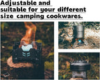 Fire Maple Lotus Titanium Solid Alcohol | Ultralight Mini Backpacking Stove | Wind Resistant Spirit Burner