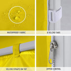 COOSHADE Instant Canopy SunWall 10x10 Canopy SideWall for Pop up Canopy Tent, 1 Pack Sidewall Only, Yellow