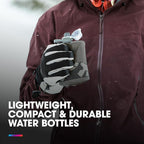 HydraPak Stow Collapsible Water Bottle – 350ml, 500ml, 1L – Ultralight, Leak-Proof, BPA-Free, Filter Compatible Travel & Hiking Flask