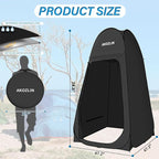 AKOZLIN Portable Pop Up Shower Tent Instant Privacy Dressing Changing Tent Outdoor Shower Room Camp Toilet Tent