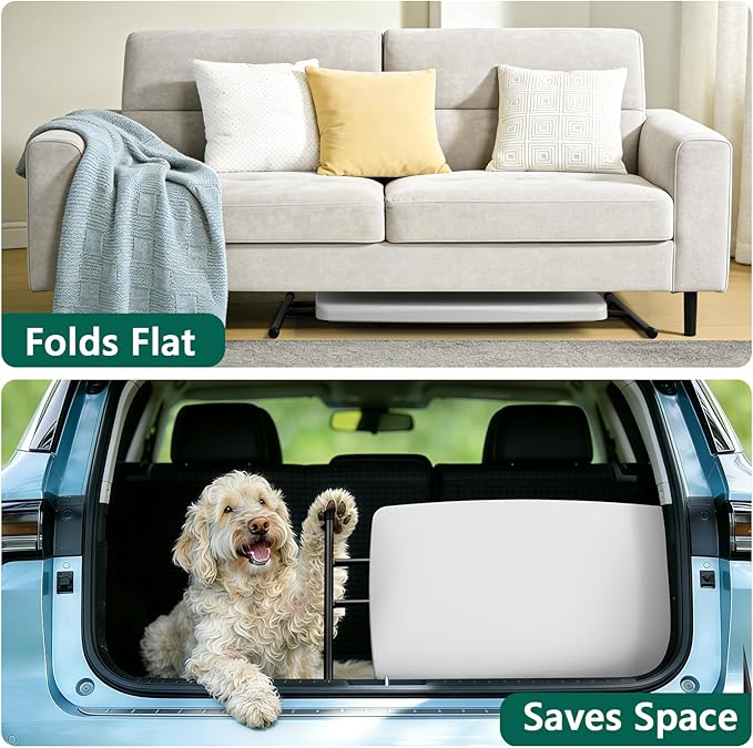 Folding Table 30 Inch - Small Desk Adjustable Height TV Tray for Laptop, Couch, Camping - Heavy Duty Utility Foldable Table for Small Spaces, No Assembly Required, Snowy Granite