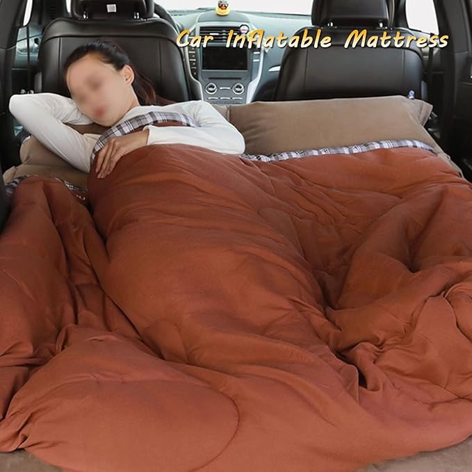 Car Air Mattress for Cadillac IQ 2024,Camping Folding Air Bed Cushion,Inflatable Thickened Car Air Bed,Portable Sleeping Pad for Camping,A