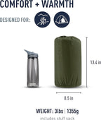 Sea to Summit Camp Plus Self-Inflating Foam Sleeping Mat for Camping, Rectangular - Large (79 x 25 x 3 inches)