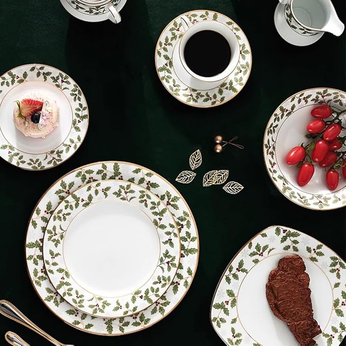 Camping Plates Small Fresh Style Ceramic Dinner Plate Home Dining Western Food Tableware Flat Decorative Plate