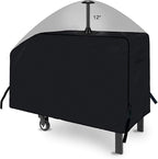 iCOVER 28 inch Griddle Cover for Blackstone, 600D Heavy Duty Waterproof Anti-UV Canvas Flat Top BBQ Covers for 28" Outdoor Cooking Gas Grill Griddles with One Side Shelf
