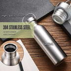 Survivor 3-in-1 Outdoor Canteen Kit - 42oz Single Wall Water Bottle with 24oz Nesting Camping Cup & Carrying Bag | 304 Stainless Steel | Wide Mouth Design | Outdoor Survival Bushcraft Gear