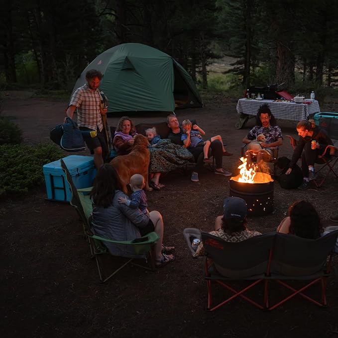 Kelty Wireless Freestanding Camping Tent, 2 4 or 6 Person Size, Huge Interior and Peak Height, Intuitive + Easy to Pitch, Color Coded Setup