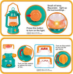 FUN LITTLE TOYS Pop Up Play Tent with Camping Gear and Tools Set, Outdoor Toys for Kids