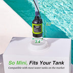 Cordless Submersible Water Pump Brushless, Small Battery Powered Sump Pump with 2x4000mAh Battery & Hose for Swimming Pool Tank Garden Pond Basement Camping Boat Rain Barrels Outdoor Draining