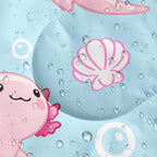 QOOMO Axolotl Cute Camping Sleeping Bags,3 Season Warm & Cool Weather,Lightweight,Waterproof Sleeping Bags for Adults & Kids,Traveling,and Outdoors