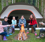 Tents for Camping 6 Person Tent Waterproof Windproof Double Layer Family Camping Tent, Easy Setup Dome Tent with Large Mesh Windows & Wider Door for Outdoor Camping & Hiking