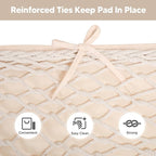 SUNCREAT Outdoor Portable Hammock Pad, 2 Person Polyester Hammock Pad, Beige
