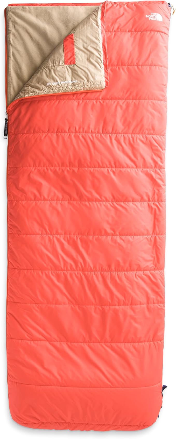 The North Face Sleeping-Bags Wawona Bed 35 Sleeping Bag - Rectangular 35F / 2C Insulated Camping Sleeping Bag, Water Repellent