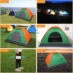 Camping Tent Dome Tent for Camping, Lightweight Portable Backpacking Tent, Family Dome Tent Small Easy Set Up Shelter Outdoor Camping Accessories for Camping, Hiking, Mountaineering or Beach