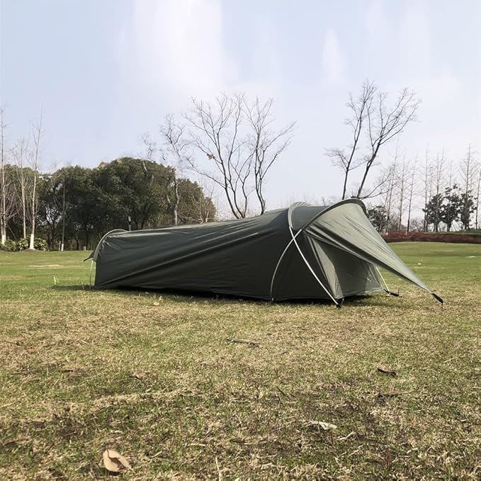 Ultralight Single Person Tent Waterproof Camping Tent for Outdoor Backpacking Hiking Fishing,Quick Set-up Family Tent Shelter